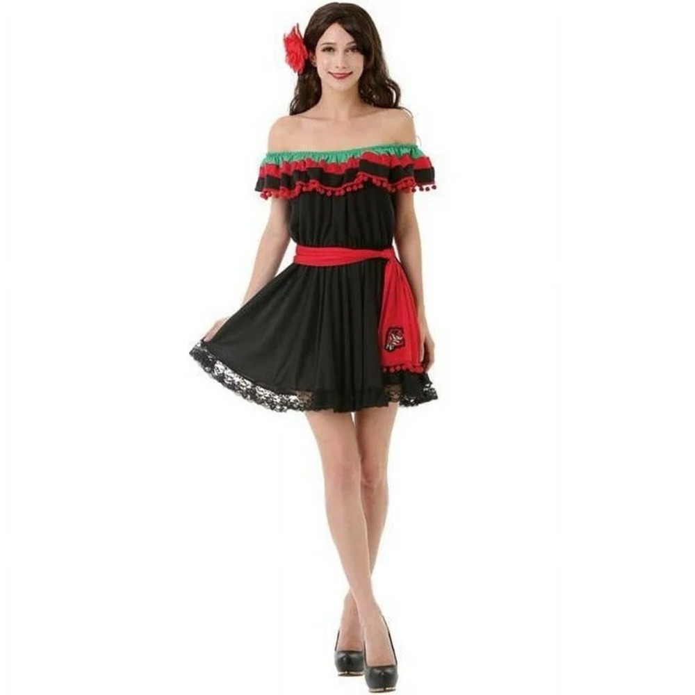Hauntlook Women's Spicy Senorita women's‎ Halloween costume Size Large NEW